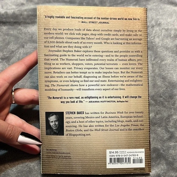📚The Numerati by Stephen Baker - data exploration - non fiction - paperback - Picture 2 of 2